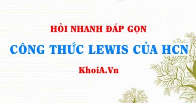Công thức Lewis của HCN (Hydrogen Cyanide)